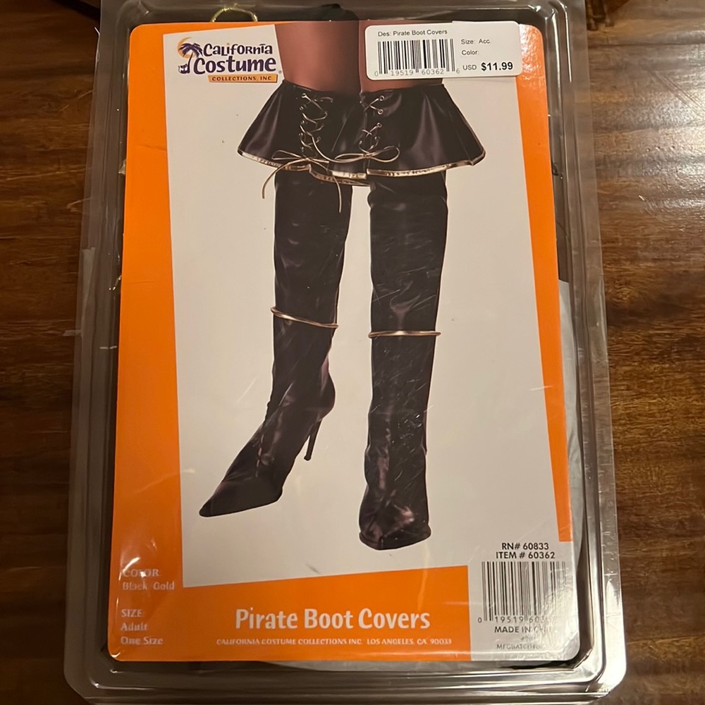 Pirate Boot Covers - California Costume